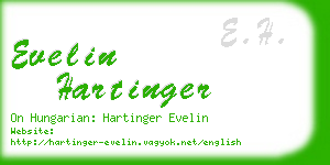 evelin hartinger business card